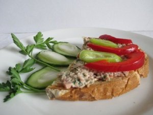 Sonkakrémes pirítós