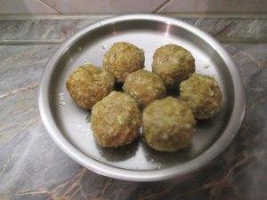 Húsgombócok kiszedve