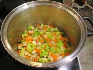 Zöldségek párolásra