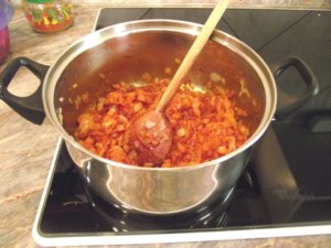 Fűszerpaprika hozzákeverése