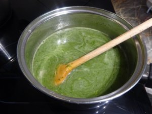 Szörp alap felmelegítése